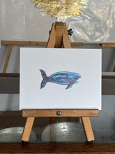 Load image into Gallery viewer, Funky blue whale
