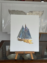 Load image into Gallery viewer, Vertical schooner with water
