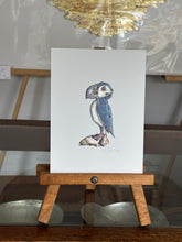 Load image into Gallery viewer, Puffin on rock
