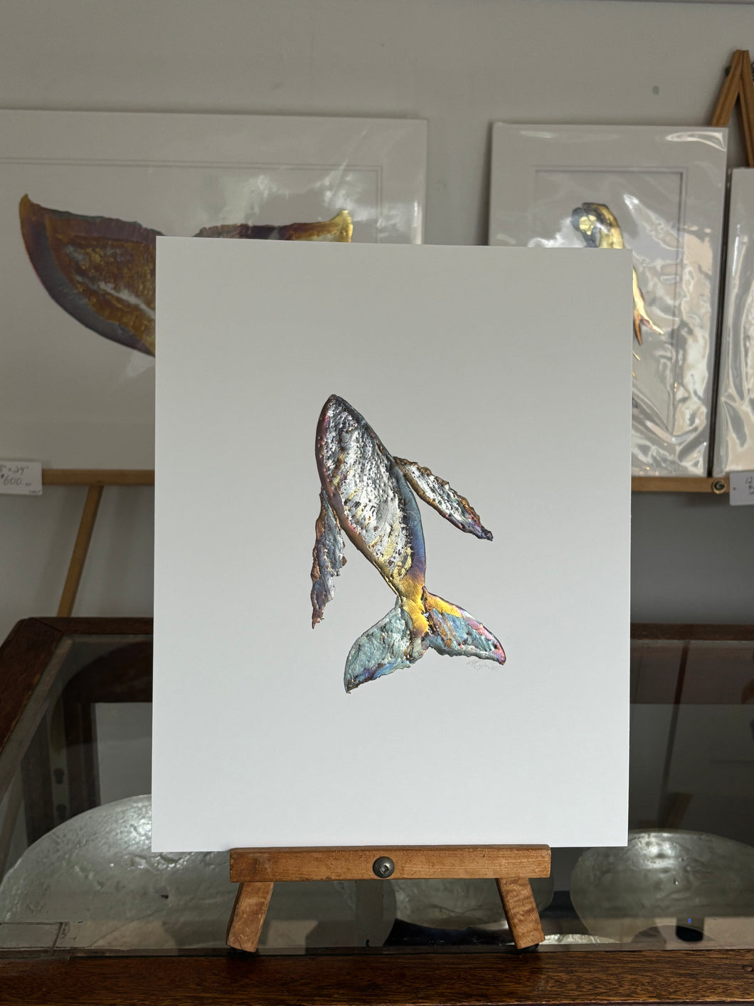 Jumping whale
