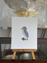 Load image into Gallery viewer, Puffin on rock
