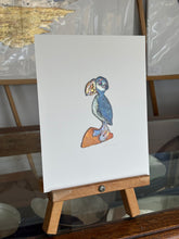 Load image into Gallery viewer, Puffin on rock
