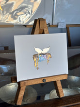 Load image into Gallery viewer, Whale tail with melting gold water
