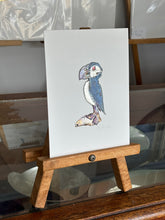 Load image into Gallery viewer, Puffin on rock

