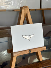 Load image into Gallery viewer, Shiny silver whale tail
