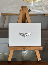 Load image into Gallery viewer, Shiny silver whale tail
