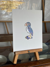 Load image into Gallery viewer, Puffin on rock
